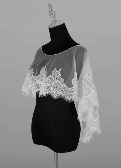 Juecet Delight Lace Tulle Wrap