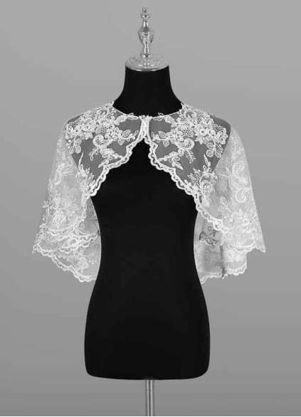 Juecet Hephzibah Lace Tulle Wrap Juecet Hephzibah Lace Tulle Wrap