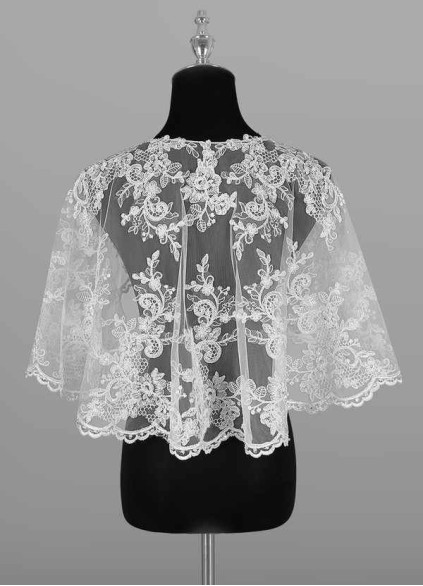Juecet Hephzibah Lace Tulle Wrap Juecet Hephzibah Lace Tulle Wrap