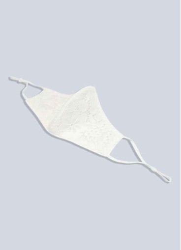 Juecet Non-Medical Ivory Lace Reusable Face Mask