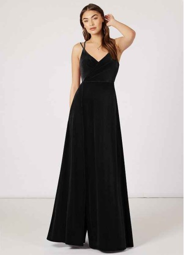 Juecet Hapa Velvet Dress