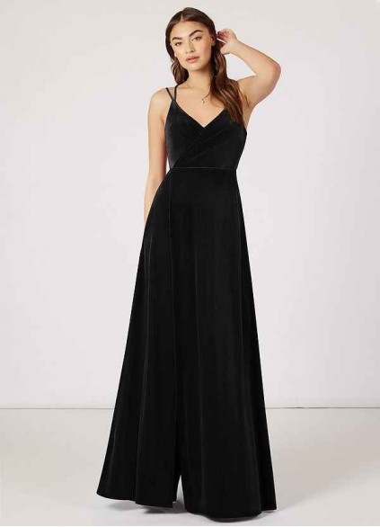 Juecet Hapa Velvet Dress