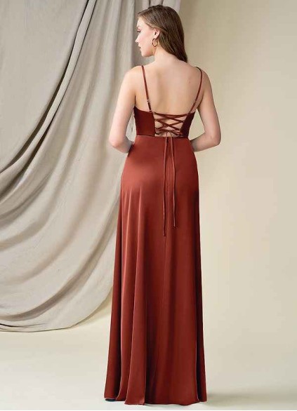 Juecet Marchella Stretch Satin Dress