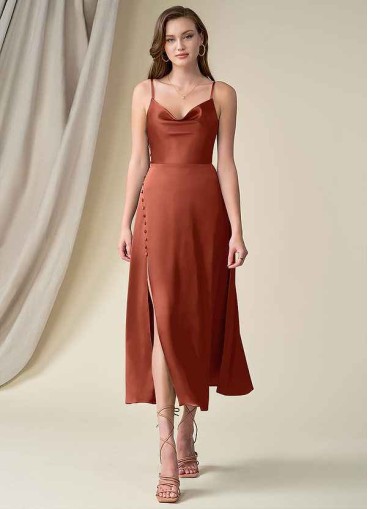 Juecet Ceci Stretch Satin Dress
