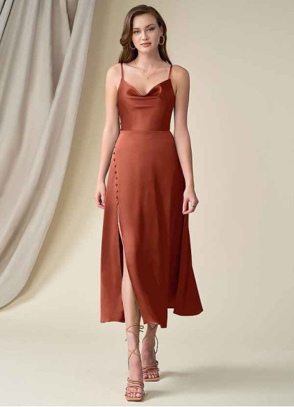 Juecet Ceci Stretch Satin Dress