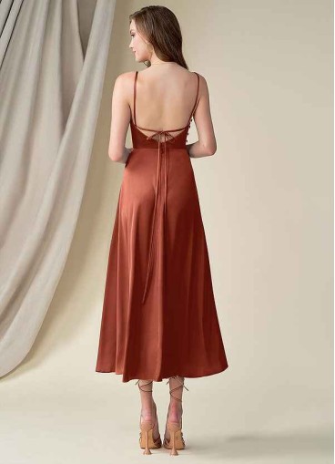Juecet Ceci Stretch Satin Dress
