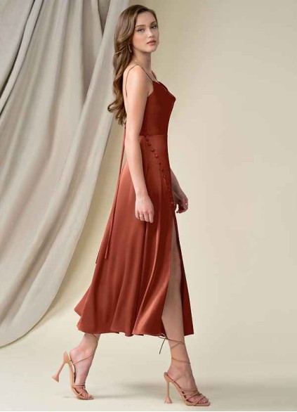 Juecet Ceci Stretch Satin Dress Juecet Ceci Stretch Satin Dress