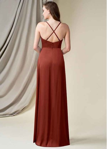 Juecet Naomie Stretch Satin Dress