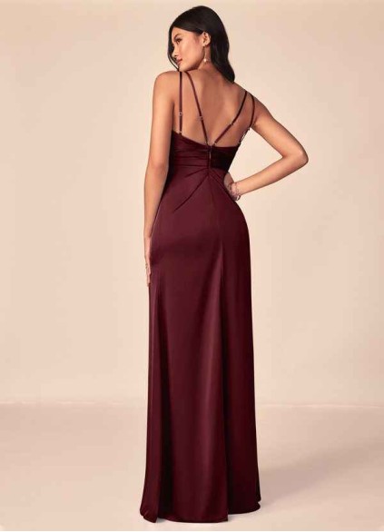 Juecet Aqua Stretch Satin Dress Juecet Aqua Stretch Satin Dress