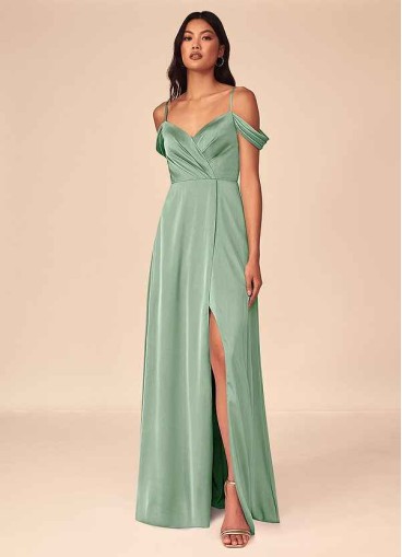 Juecet Ocean Stretch Satin Dress