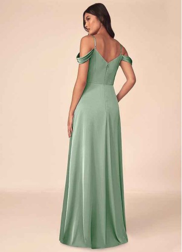 Juecet Ocean Stretch Satin Dress