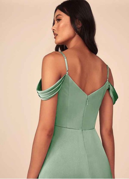 Juecet Ocean Stretch Satin Dress Juecet Ocean Stretch Satin Dress