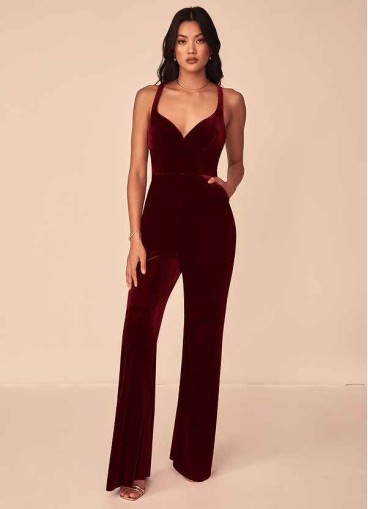 Juecet Emmette Velvet Jumpsuit