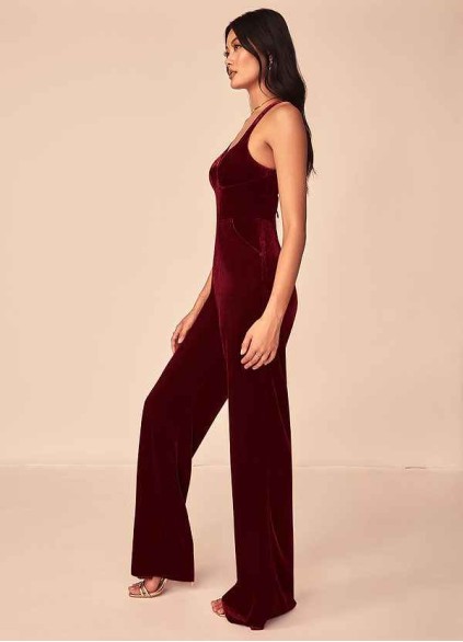 Juecet Emmette Velvet Jumpsuit Juecet Emmette Velvet Jumpsuit