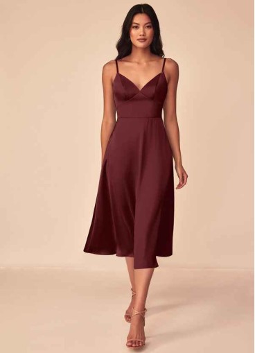 Juecet Dottie Stretch Satin Dress