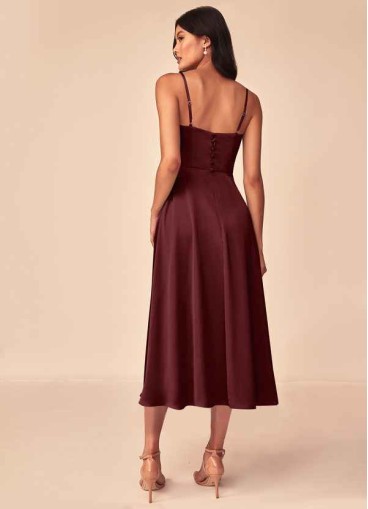 Juecet Dottie Stretch Satin Dress