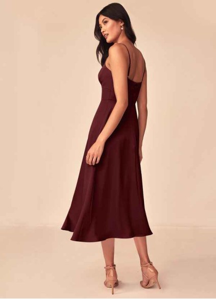 Juecet Dottie Stretch Satin Dress Juecet Dottie Stretch Satin Dress