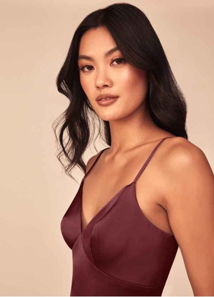 Juecet Dottie Stretch Satin Dress Juecet Dottie Stretch Satin Dress