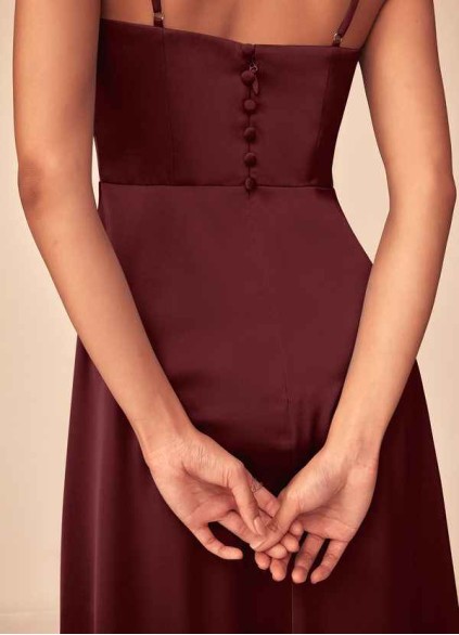 Juecet Dottie Stretch Satin Dress Juecet Dottie Stretch Satin Dress