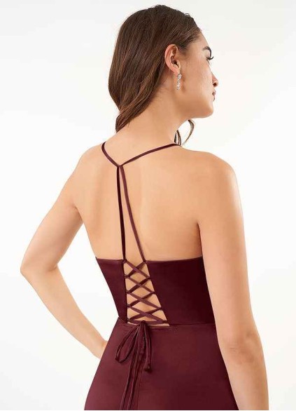 Juecet Maksim Stretch Satin Dress