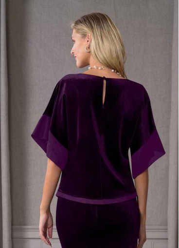 Juecet Fianna Velvet Blouse
 ( Final Sale )