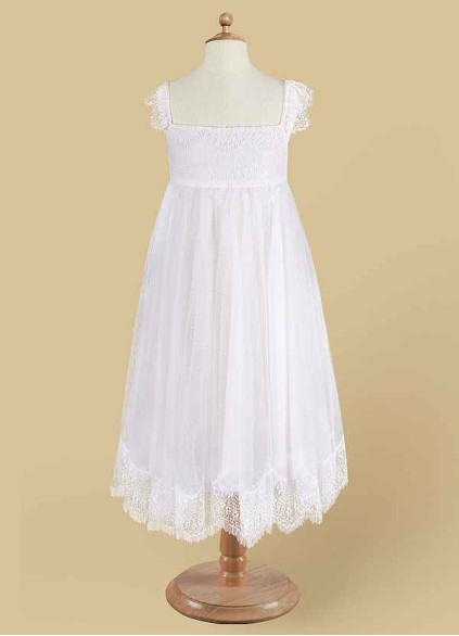 Juecet Guava Flower Girl Dress